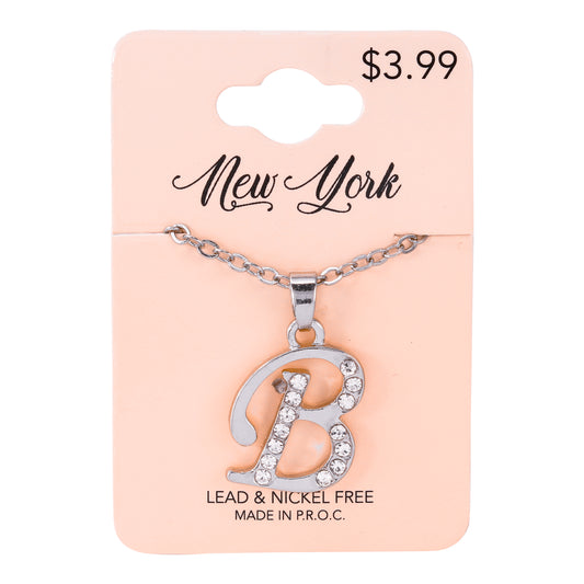 Initial Pendant - B