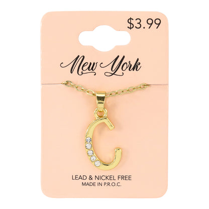 Initial Pendant - C