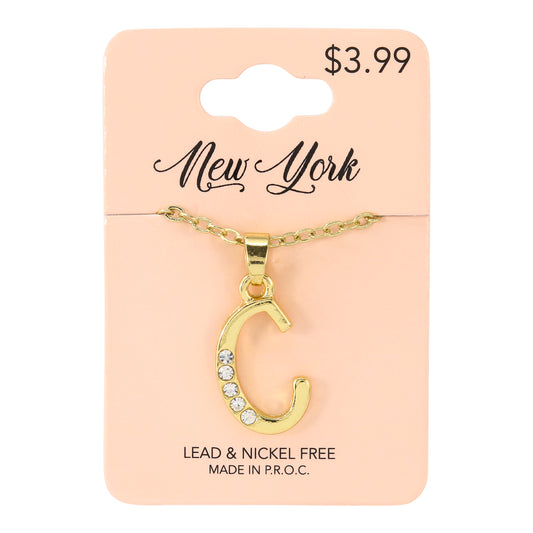 Initial Pendant - C