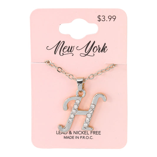 Initial Pendant - H