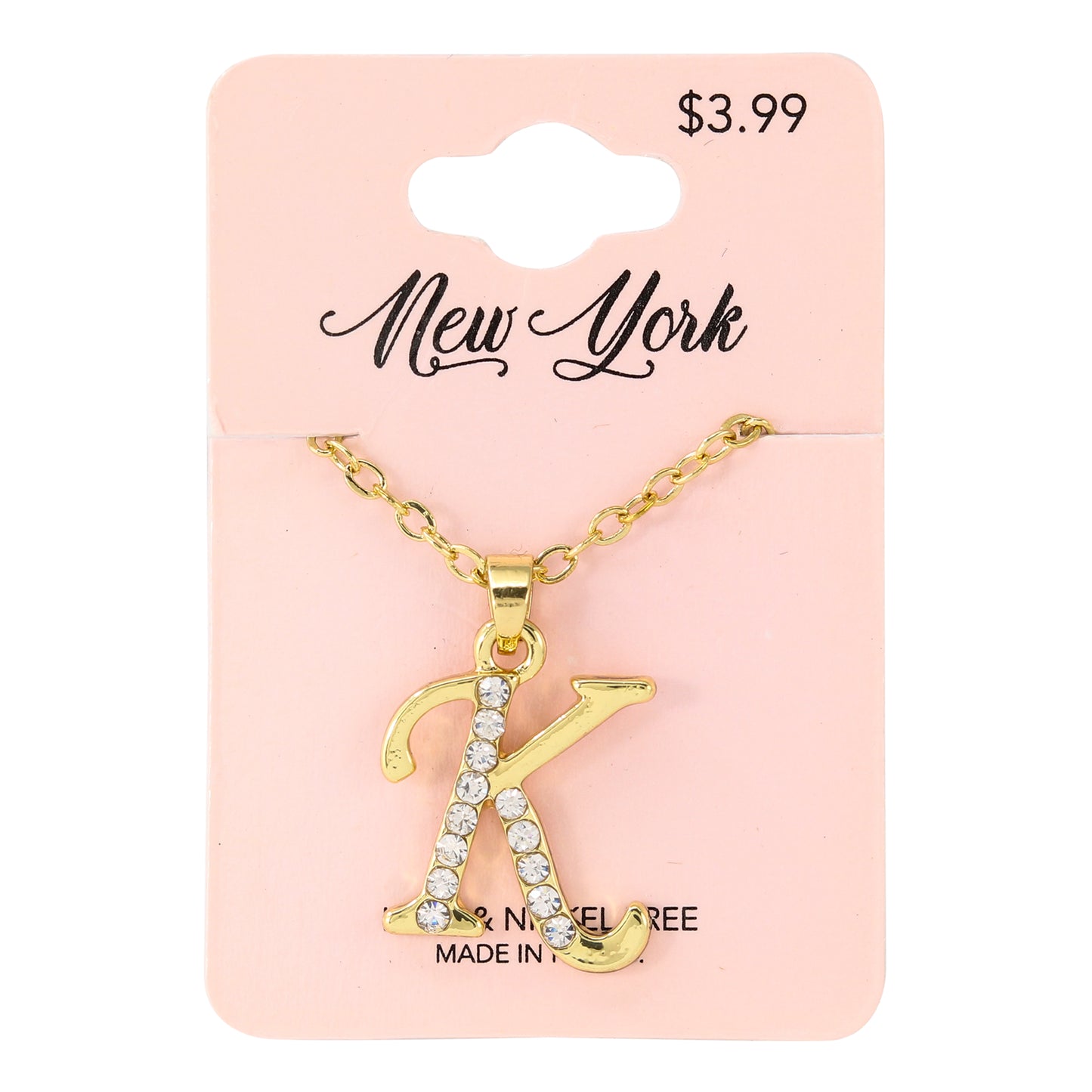 Initial Pendant - K