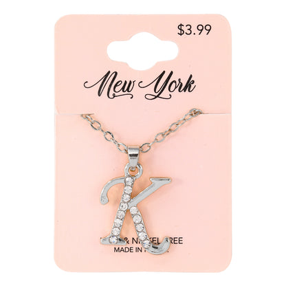 Initial Pendant - K