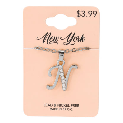 Initial Pendant - N