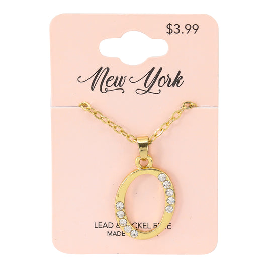 Initial Pendant - O