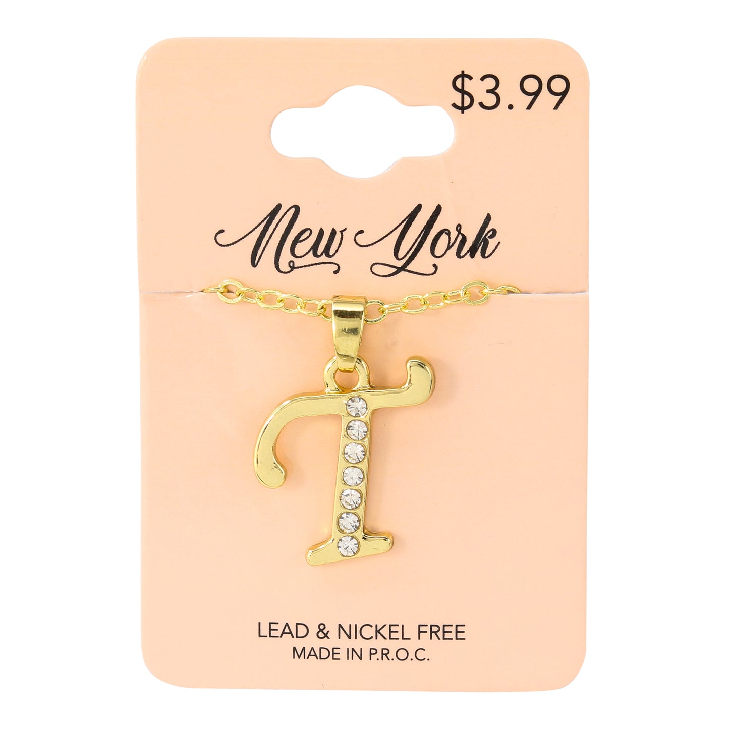 Initial Pendant - T