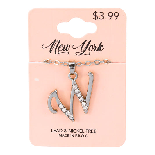 Initial Pendant - W