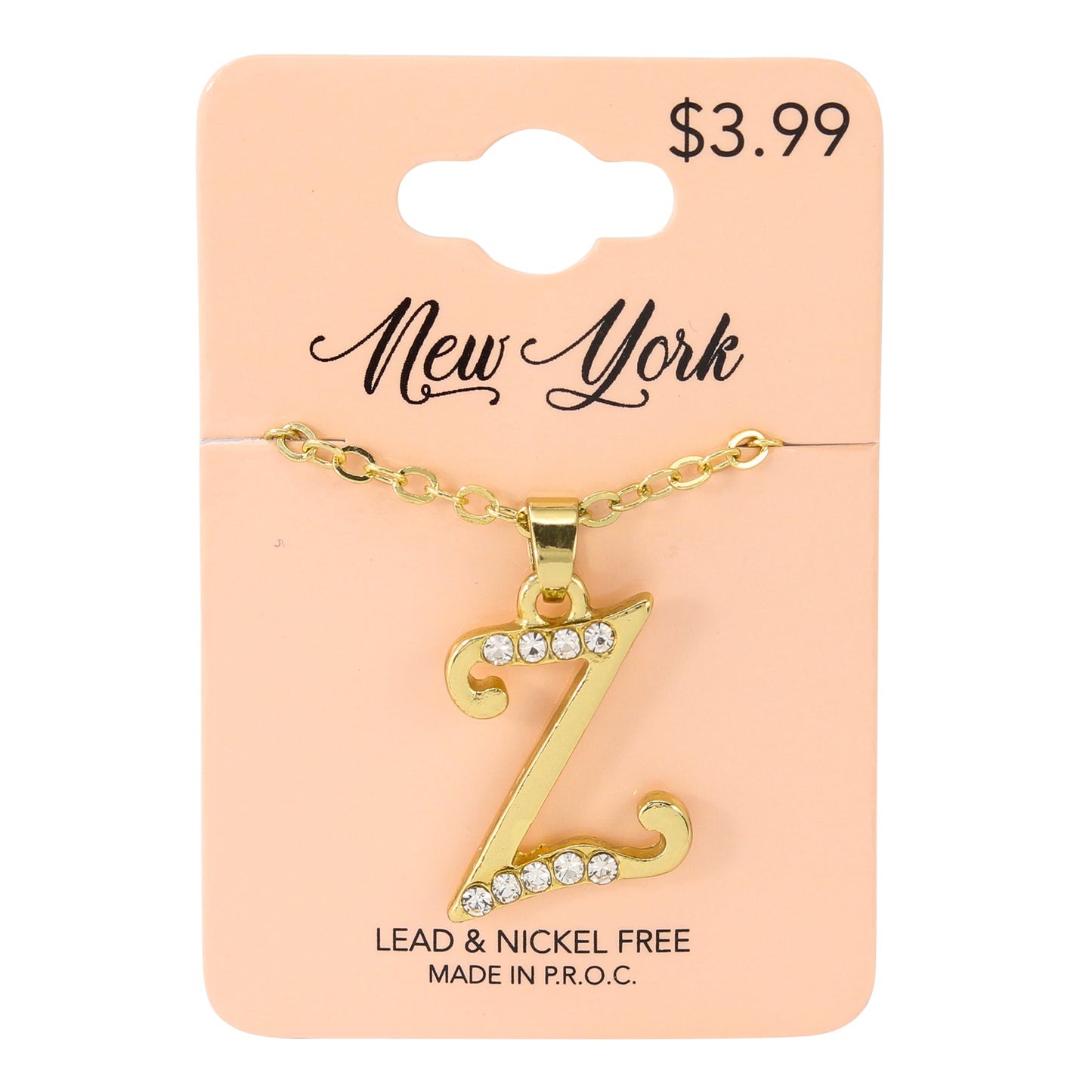 Initial Pendant - Z