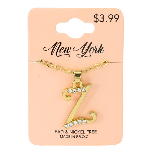 Initial Pendant - Z