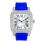 Urban mm Iced Out Square Watch - 7747C-SB