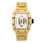 Iced Out 42.5mm Tonneau Watch - 9686-MB