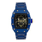 Iced Out 42.5mm Tonneau Watch - 9686-MB