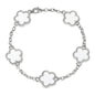 15mm Clover Chain Men Link Bracelet - HBRS-102