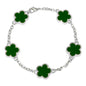 15mm Clover Chain Men Link Bracelet - HBRS-102
