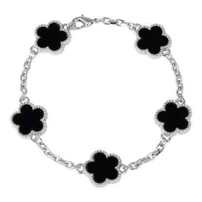 15mm Clover Chain Men Link Bracelet - HBRS-102