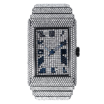 Urban Iced-Out 46mm Chandelier Metal Band Watch - 9832-MB
