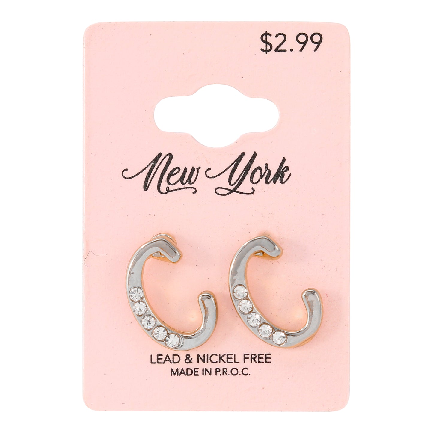 Initial Earring - C