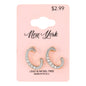 Initial Earring - C