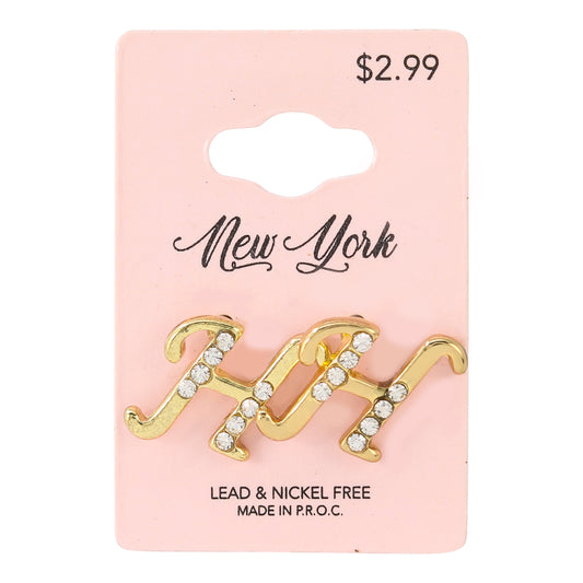 Initial Earring - H