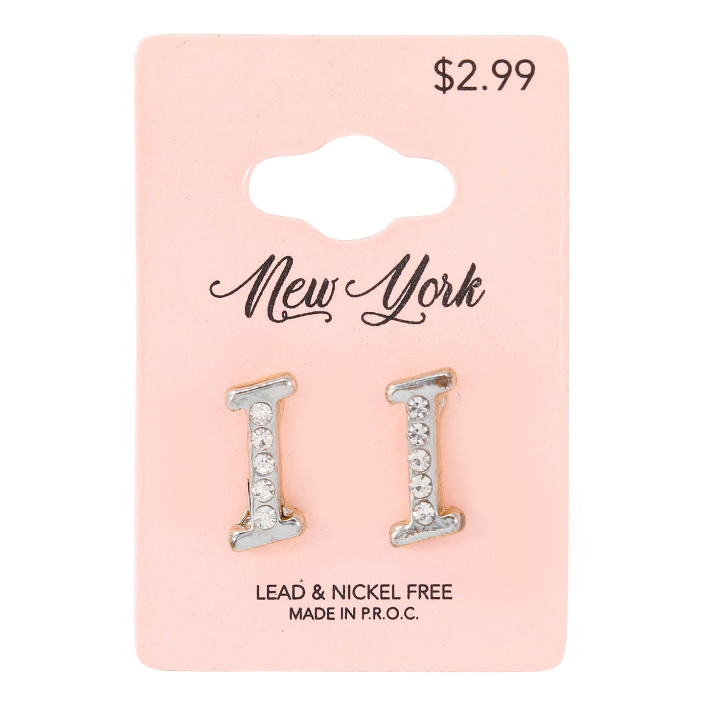 Initial Earring - I