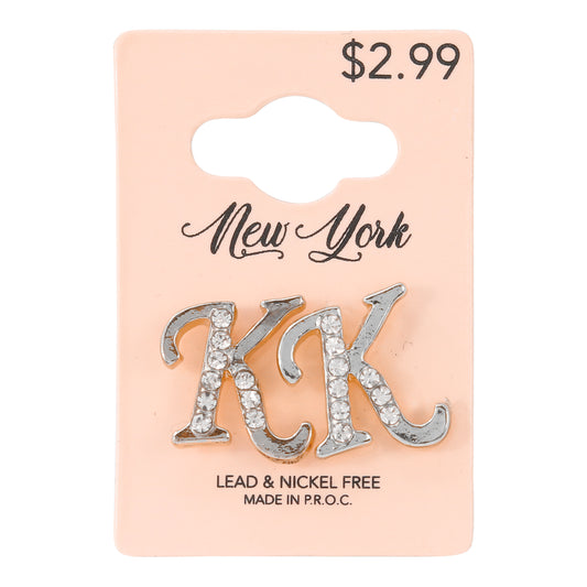 Initial Earring - K