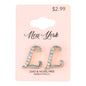 Initial Earring - L