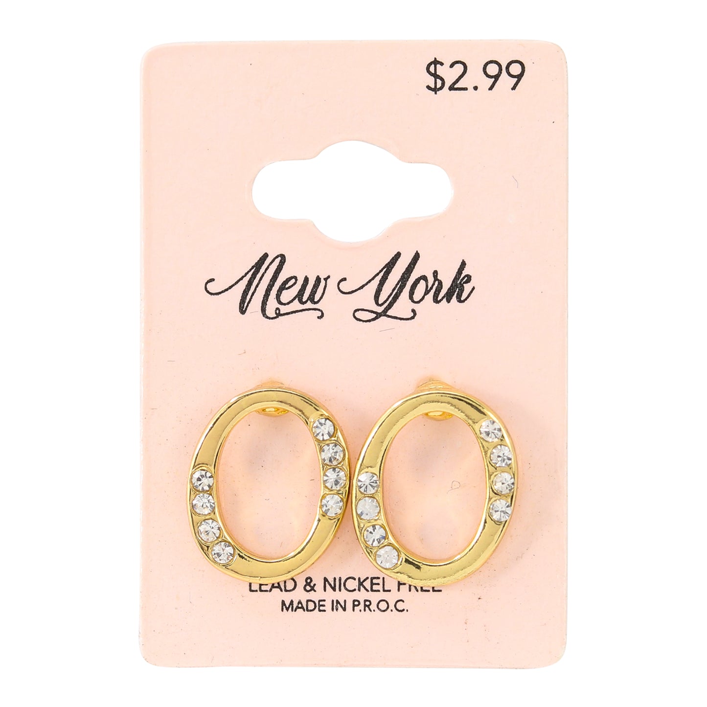 Initial Earring - O