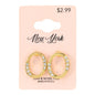 Initial Earring - O