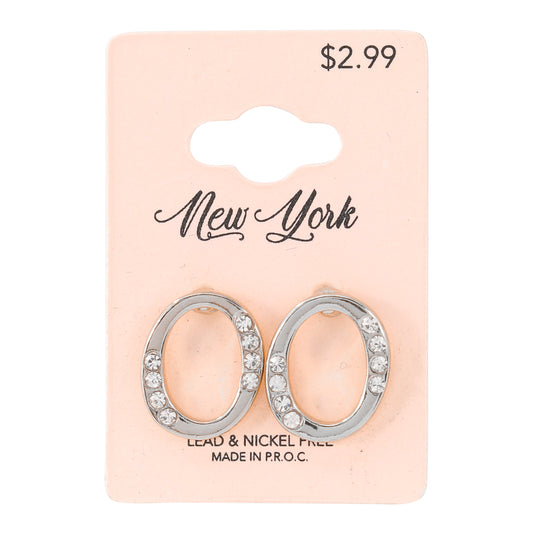 Initial Earring - O