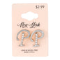 Initial Earring - P