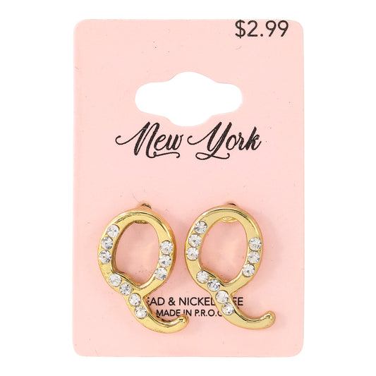 Initial Earring - Q