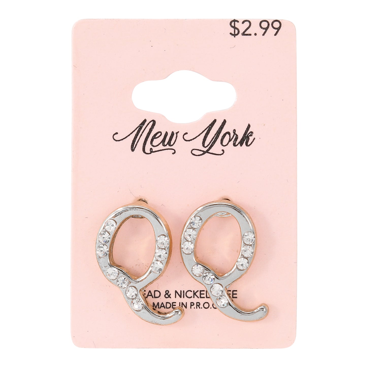 Initial Earring - Q