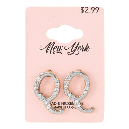 Initial Earring - Q