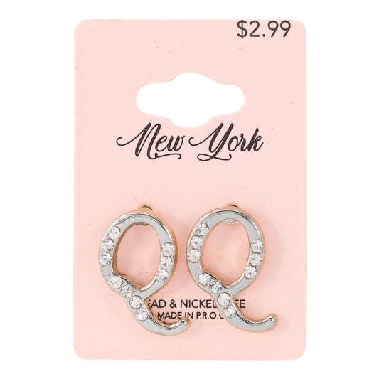 Initial Earring - Q