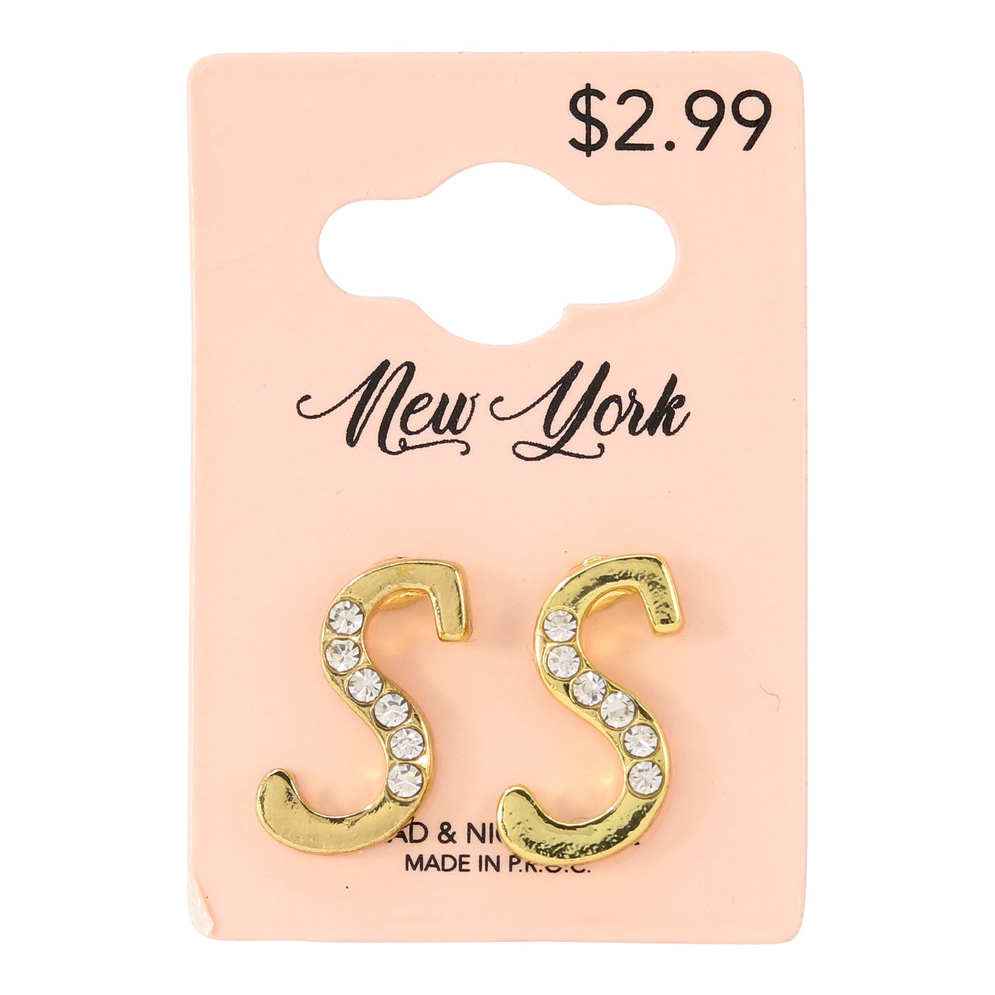 Initial Earring - S