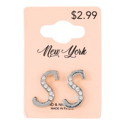 Initial Earring - S
