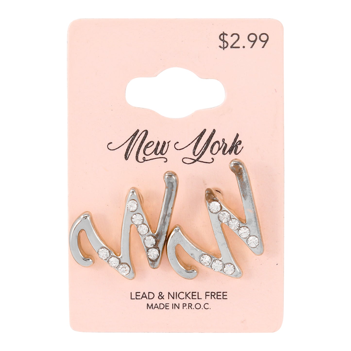 Initial Earring - W