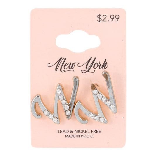 Initial Earring - W