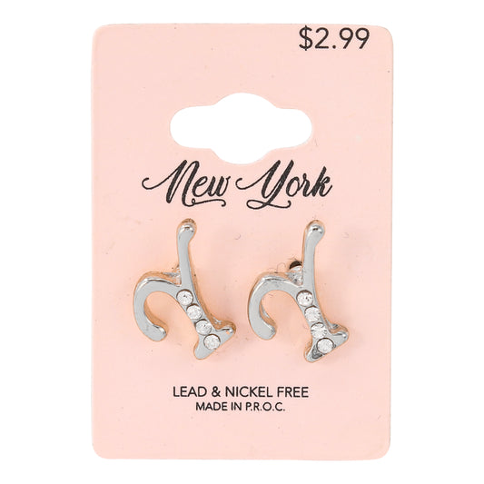 Initial Earring - Y