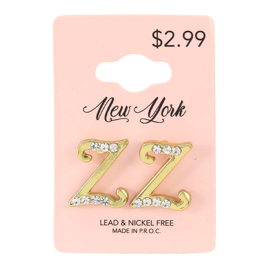Initial Earring - Z