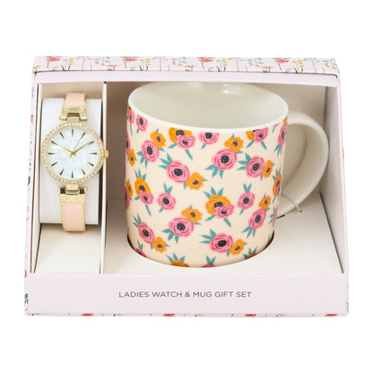 Ladies Watch And Mug Set - LWMG-104