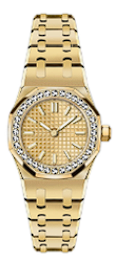 Ladies Iced Out Watch -  10343-MB