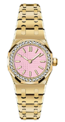 Ladies Iced Out Watch -  10343-MB