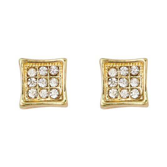 7mm Square Earrings - MPB 103