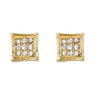 7mm Square Earrings - MPB 103
