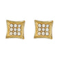 8mm Square Earrings - MPB 117