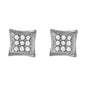 8mm Square Earrings - MPB 117