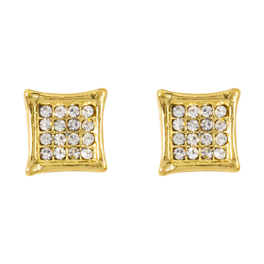 11mm Square Earrings - MPC 105