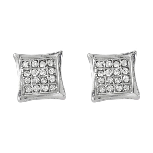11mm Square Earrings - MPC 105