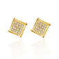 Square Pave Earrings - MPC 108