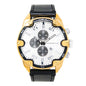 Mens Leather Band Watch  - 10369-LB